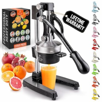 Zulay Kitchen Cast-Iron Orange Juice Squeezer